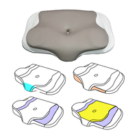 Oreiller ergonomique en mousse à mémoire de forme, soutien orthopédique pour le sommeil, soins infirmiers, housse lavable, logo personnalisé, vente en gros