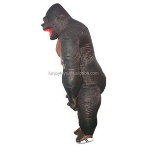Yetişkin şişme tam vücut Gorilla maymun kostüm yaramaz komik cadılar bayramı partisi için Suit - Product Image 5