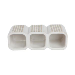 Organizer da Scrivania in Ceramica con Tre Scomparti per Archiviazione e Decorazione del Desktop - Product Image 6