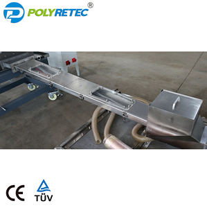 Compacteur-agglomérateur durable en fibre de polyester avec pelletiseur à refoulement d'eau <span class=keywords><strong>pour</strong></span> machine de recyclage de fibres plastiques souples - Product Image 6