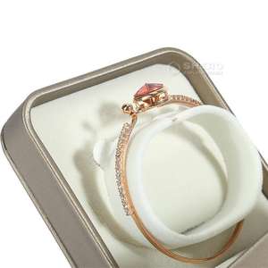 Cajas de Piel Sintética Personalizadas al por Mayor para Collares, Pulseras, Anillos y Pendientes, Caja para Joyería - Product Image 5