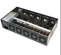 12 Gpu Server case B250 Support 12 Gpu Silent Rig Frame 12 Gpu Motherboard With High Power Supply Server case