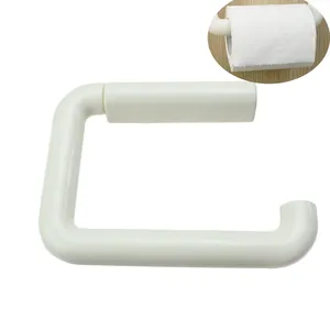 ABS Plastik Dinding Dapur Vertikal atau Horizontal Kertas Tisu Handuk Pemegang Tongkat