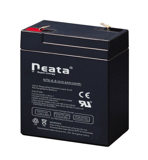 Vrla Lead Acid Battery 6V 6.8Ah Gel Battery for Electric Kids Car/solar Power