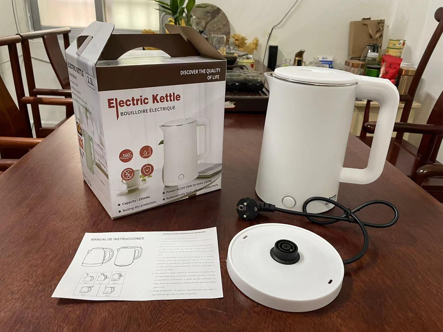 มาตรฐานยุโรป - 2.3 ลิตร - สีขาว