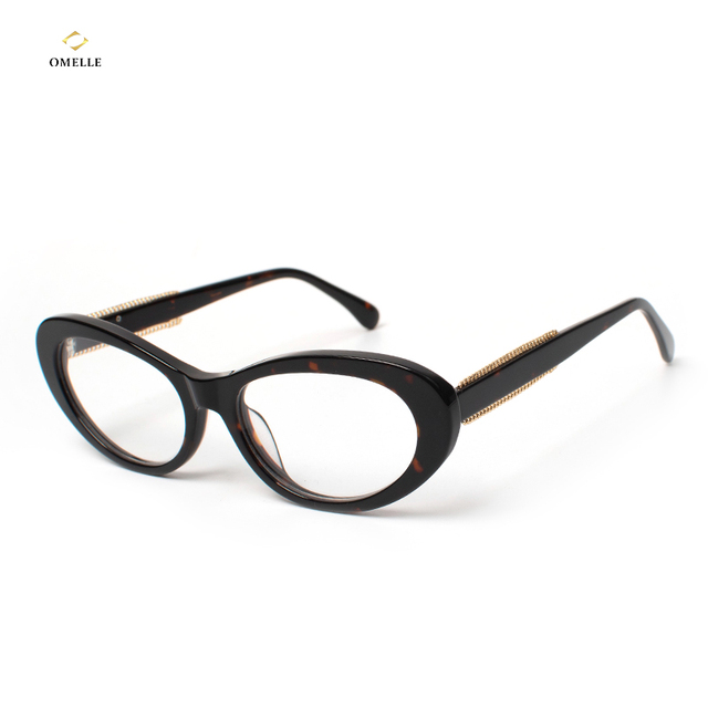 CH5515 New 2025 Retro TR90 Cat Eye Diamond Face High Quality Fashion Vintage Custom Logo Luxury Eyeglasses Women Men