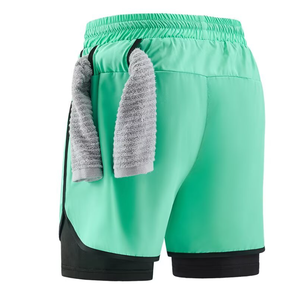 Short à séchage rapide pour <span class=keywords><strong>homme</strong></span>, short ample à haute élasticité pour la course à pied - Product Image 2