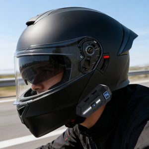 Soporte para Teléfono con Diseño Elegante BK, Resistente al Agua y con Cancelación de Ruido, Batería de 800 mAh para Motocicletas Universales - Product Image 4