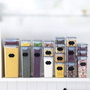 New Arrival PP Fresh-keeping <b>Box</b> sealed Jar Refrigerator <b>Kitchen</b> Food Jar Grain <b>Storage</b> Jar Snack <b>Storage</b> Set - Product Image 2