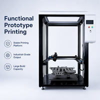 Imprimante 3D FDM grand format 600x600x1200mm à cadre ouvert, contrôle tactile 7 pouces, double extrudeur industriel, plateau chauffant, USB/WiFi