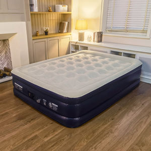 18 "-20" Queen <span class=keywords><strong>Deluxe</strong></span> <span class=keywords><strong>Blow</strong></span> up Colchón de aire Cómoda cama de aire autoinflable con bomba incorporada - Product Image 4