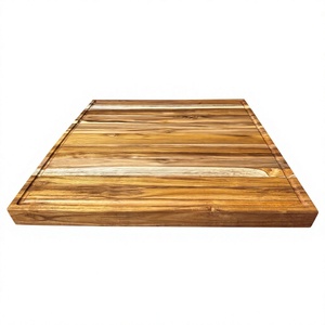 Best Seller Natural Wood Eco-Friendly Antibacterial Food Safe Durable Non-Toxic Sustainable 1.5cm Thick Rectangle Chopping <b>Block</b> - Product Image 1