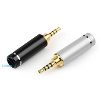 Connecteur Jack Audio Stéréo Plaqué Or 2,5 mm 4 Pôles TRRS Prise 2,5 MM