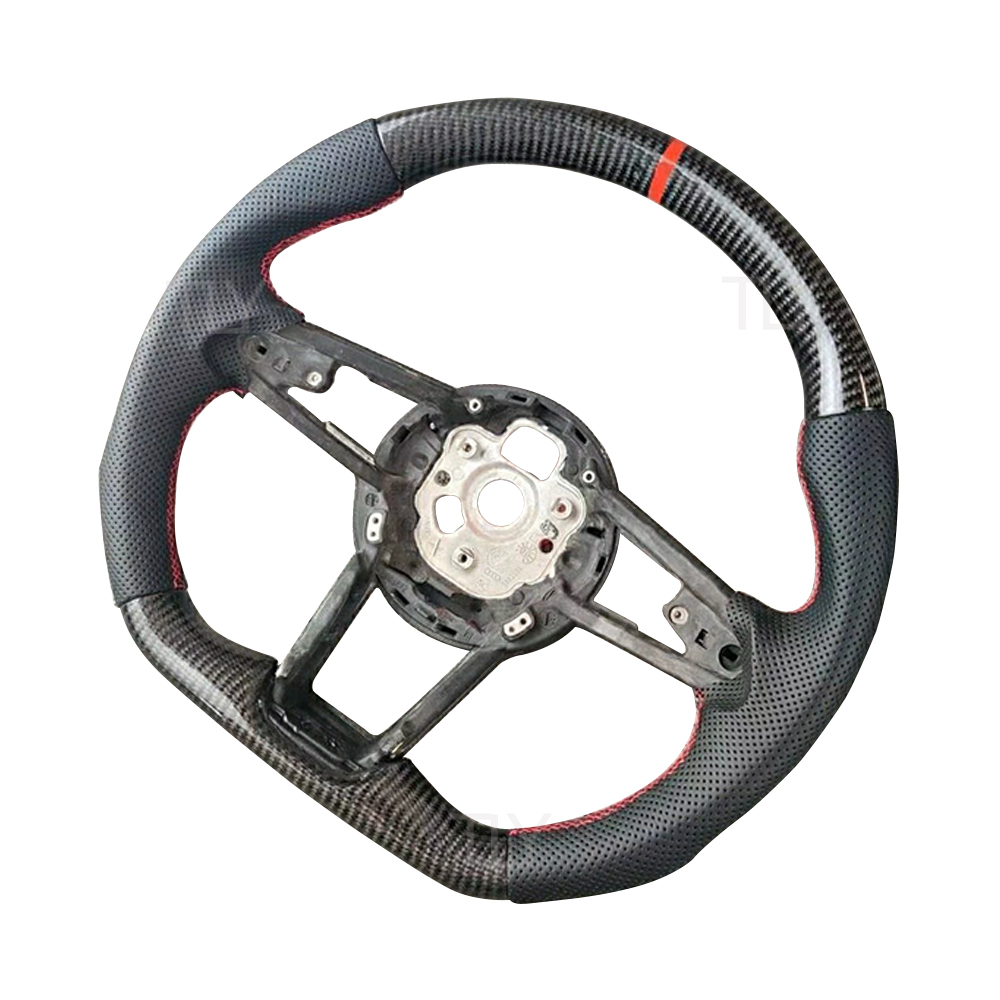 Perforated Leather+Carbon Fiber
