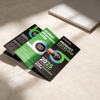 Services d'impression et d'emballage professionnels, conception gratuite, faible coût, brochure couleur intégrale, papier cartonné, impression offset