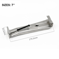 Vis rapides de 7 pouces de style K pour supports de gouttière cachés avec vis et clip