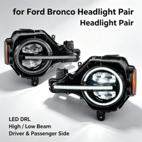 Phares LED Wind Winner avec feux de jour et clignotants pour Ford Bronco 2021 2022 2023 2024 2025