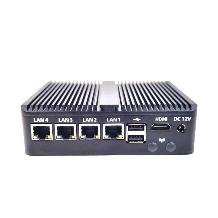2024 Best Selling 4lan Mini Pcs Fanless N100 Chip Router