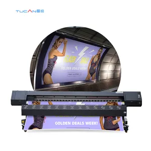 Impresora de Formato Grande Tucan de 1.9m/3.2m de Alta Velocidad con 4 Cabezales de Impresión DX5 DX7 XP600, Impresora de Vinilo, Impresora Eco Solvente - Product Image 1