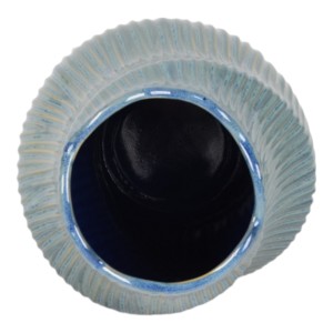 Vaso in Ceramica Ondulato Scultoreo, Vaso Moderno Scanalato per Fiori, Decorazione per Soggiorno e Camera da Letto - Product Image 4