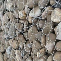 Fournisseur chinois Fil de fer galvanisé tissé torsadé inversé Boîte de gabion en pierre d'inondation anti-corrosion Maille de gabion Trou hexagonal