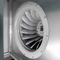 Cabine de peinture avec ventilateur d'extraction, brûleur diesel et éclairage LED, puissance 6KW, pour séchage rapide par soufflerie