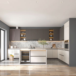 Moderne Küchenschrank-Sets Design Gebrauchte Schränke Heimprojekt Umweltfreundlich Feuerfest Glas Wasserhahn Outdoor Mikrowelle 3 Jahre - Product Image 6