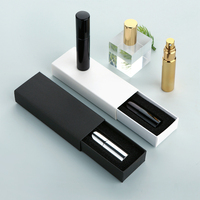 SUMEEAR Atomizadores de Perfume de Vidrio Electrochapado en Oro, Plata y Negro de 10 ml, Boquilla de Aluminio, Pulverización Fina, Antiderrames, Recargables, con Cajas
