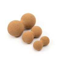 Ballon de massage pour la libération des points de tension, équipement de fitness en gros, balles de massage personnalisées en liège pour pieds et mains, accessoire de récupération