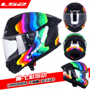 Nuevo Casco de Motocicleta Integral <span class=keywords><strong>LS2</strong></span> FF820 Rapid 3 para Todas las Estaciones, con Forro de Espuma ABS, Ligero, Antivaho, para Hombre/Mujer, con Alerón Grande - Product Image 5