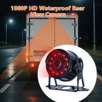 AHD1080P 115 °   Caméra de recul à vision nocturne, étanche IP68, pour camion, bus, remorque, fourgonnette, assistance au stationnement, caméra de sécurité pour véhicule