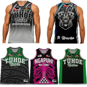 Tinh Khiết Tuhoe Tùy Chỉnh Bán Buôn Thăng Hoa In 100% Polyester Lưới Đội Trẻ Em Dành Cho Người Lớn Mens Bóng Rổ Jersey Đồng Phục SINClet - Product Image 3