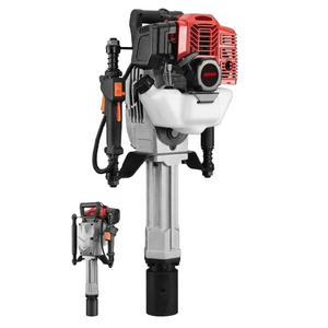 Pile driver portable à essence avec moteur importé, couleur noire, quatre temps, machine durable pour clôtures - Product Image 6
