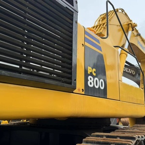 รถขุดขนาดใหญ่สำหรับอุตสาหกรรมหนัก 80 ตัน คุณภาพสูง รถขุดตีนตะขาบยี่ห้อ KOMATSU รุ่น PC800 มือสอง - Product Image 2