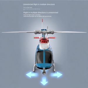 Hélicoptère RC C138 PRO, modèle avec gyroscope 6 axes, vol stable, jouet pour enfants, cadeau d'anniversaire, moteur sans balais - Product Image 3