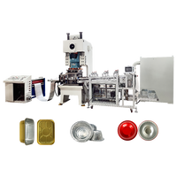Certification de la CE complètement/machine semi-automatique de récipient de nourriture de papier d'aluminium avec personnaliser le moule