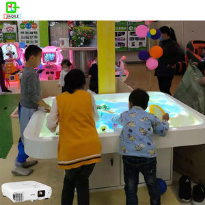 Machine de jeu de projecteur Table de sable magique équipement d'amusement pour enfants <span class=keywords><strong>logiciel</strong></span> synthétique de projection interactive - Product Image 4