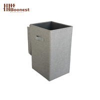 Panier à linge haut et pliable avec poignées robustes, panier de rangement durable pour vêtements, jouets, paniers à linge
