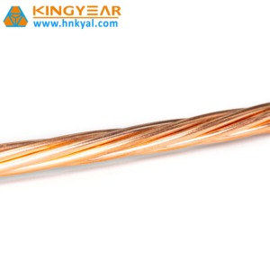 Conductor de cobre desnudo (templado suave recocido y templado duro) 7, 19, 37 y 61 construcciones de alambre 10mm2 a 500mm2 - Product Image 2