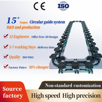 Rieles de Guía Circulares de Precisión Zhenji, Sistema de Guía de Anillo con Ranura en V de 0.8m de Diámetro para Ensamblaje de Conectores de Fibra Óptica