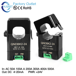 Chia hiện tại Cảm biến Transmitter 10A 20A 30A 50A 100A 200A đầu ra DC 4 20mA 5V 10V hiện tại biến áp hiện tại Transducer Hall - Product Image 4