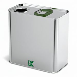 Kontensan L065 Rectangle Tin Can 2L Olive Oil Can 85x158mm X H153mm Turkey - Product Image 2