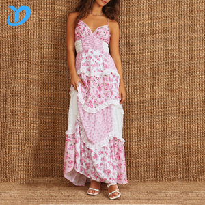 <span class=keywords><strong>Robe</strong></span> d'été personnalisée pour femmes vêtements élégant formel motif bohème dames Floral Boho hawaïenne femmes décontracté <span class=keywords><strong>longue</strong></span> <span class=keywords><strong>robe</strong></span> - Product Image 3
