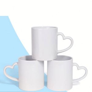 11Oz & 15Oz Customized Heat Transfer Printable <b>Mug</b> <b>With</b> Handle Blank Coffee Sublimation White Cups - Product Image 4