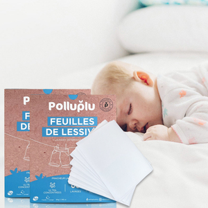 Fogli di <span class=keywords><strong>Detersivo</strong></span> per Bucato Ecologici e Usa e Getta per Indumenti, Formula Solida per Pelli Sensibili e Cura dei <span class=keywords><strong>Neonati</strong></span> - Product Image 1