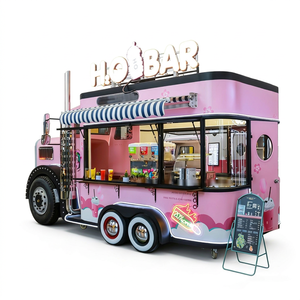 Carrito de Comida Móvil Eléctrico Personalizado, Remolque de Comida Callejera, Camión de Helados, Marca ZOWN, Color Personalizado, Lujo - Product Image 1