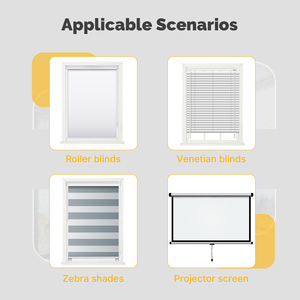 Motor Tubular <span class=keywords><strong>de</strong></span> 25 mm para Persiana Enrollable, Tuya Matter Wifi, Inteligente, Eléctrico, para Baño, Dormitorio, Oficina, Dispositivo Inteligente - Product Image 4