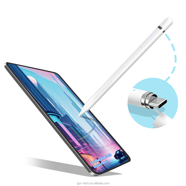 Popular for Apple Ipad 2018-2026 Stylus Pens Magnetic With Palm Rejection Power Display Usb c Charge Touch Screen Pencil