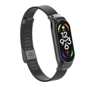 Correa de Metal para <span class=keywords><strong>reloj</strong></span> <span class=keywords><strong>Xiaomi</strong></span> <span class=keywords><strong>Mi</strong></span> <span class=keywords><strong>Band</strong></span> 7, correa de acero inoxidable para <span class=keywords><strong>reloj</strong></span> <span class=keywords><strong>Xiaomi</strong></span> <span class=keywords><strong>Mi</strong></span> <span class=keywords><strong>Band</strong></span> 7 - Product Image 4