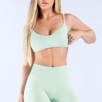 Soutien-gorge de sport 100 % nylon à maintien élevé avec bretelles croisées et évacuation de la transpiration pour la course, le yoga et le fitness - Débardeur pour femme